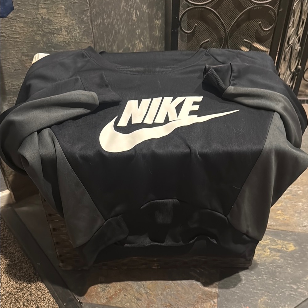 Nike Black and dark grey crewneck
